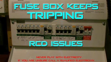 electric fuse box keeps tripping|fuse box keeps tripping problem.